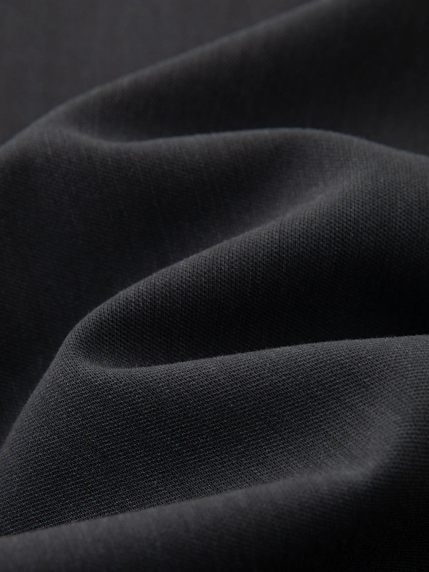 Charcoal Pleated A-Line Midi Skirt