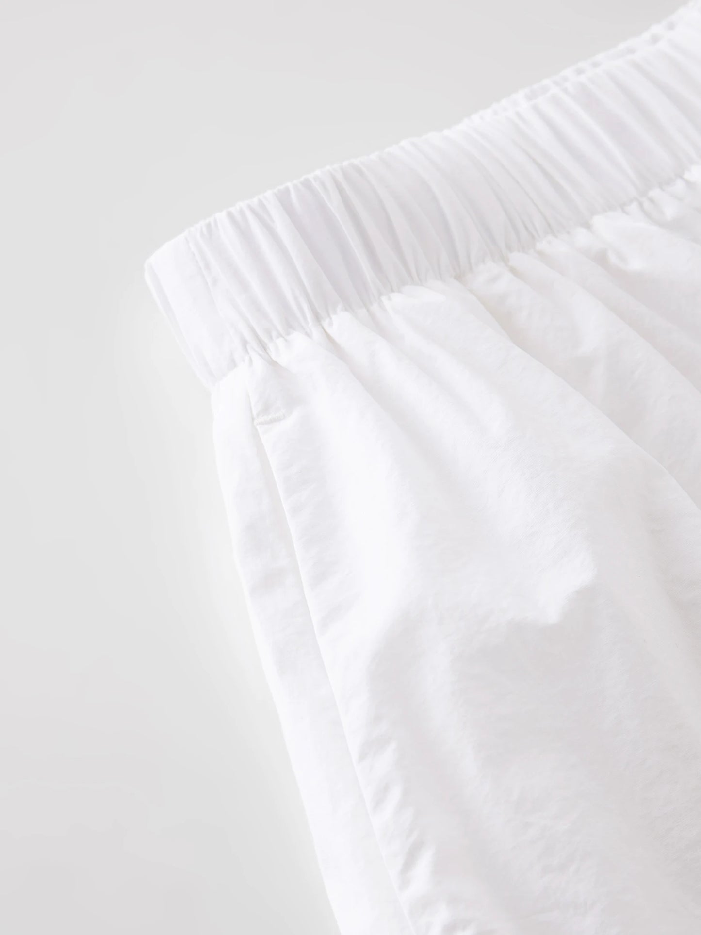 White A-Line Long Skirt