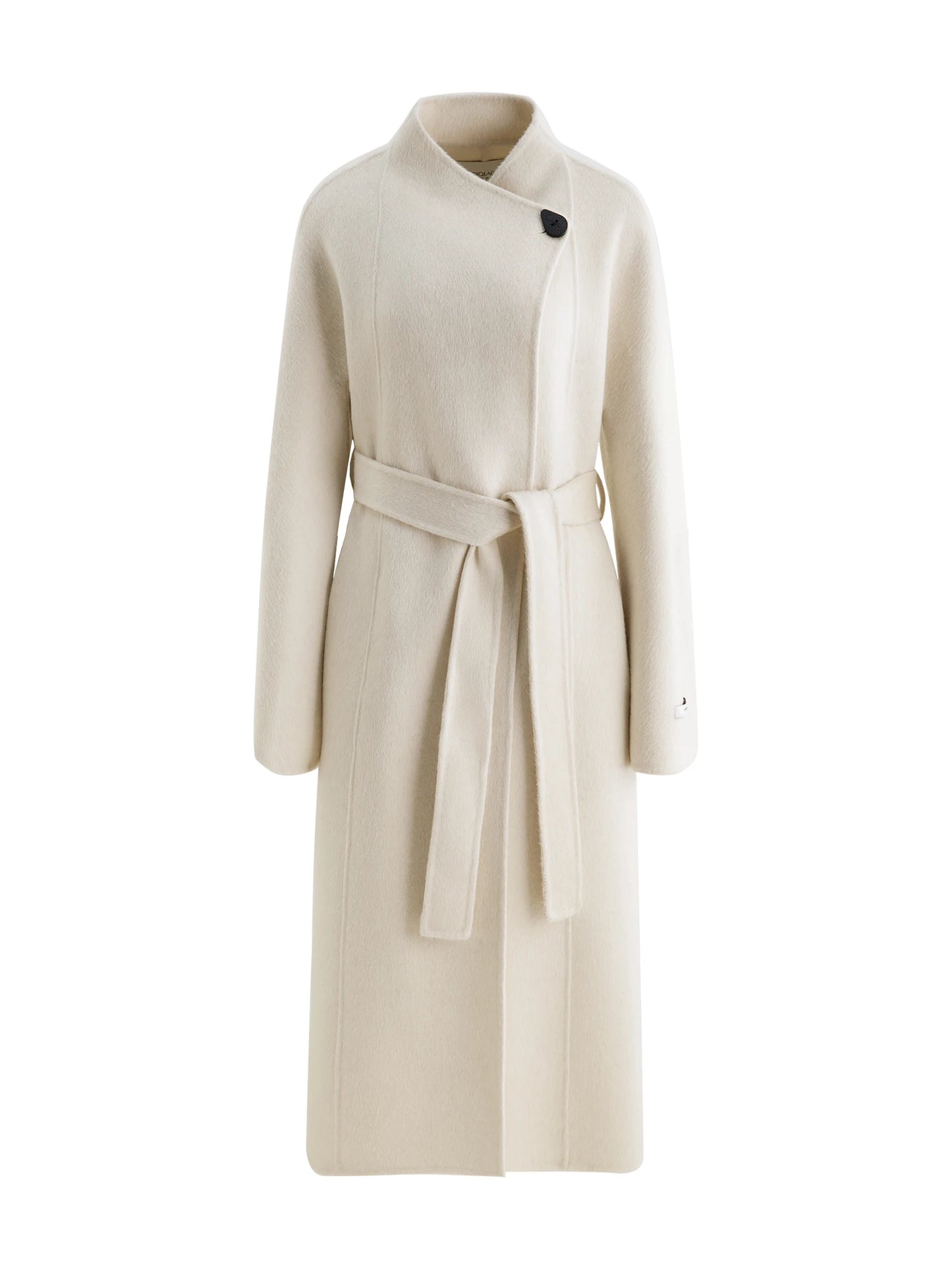 Ivory Camel Wool Blend Coat