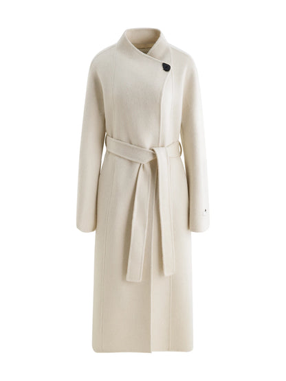 Ivory Camel Wool Blend Coat