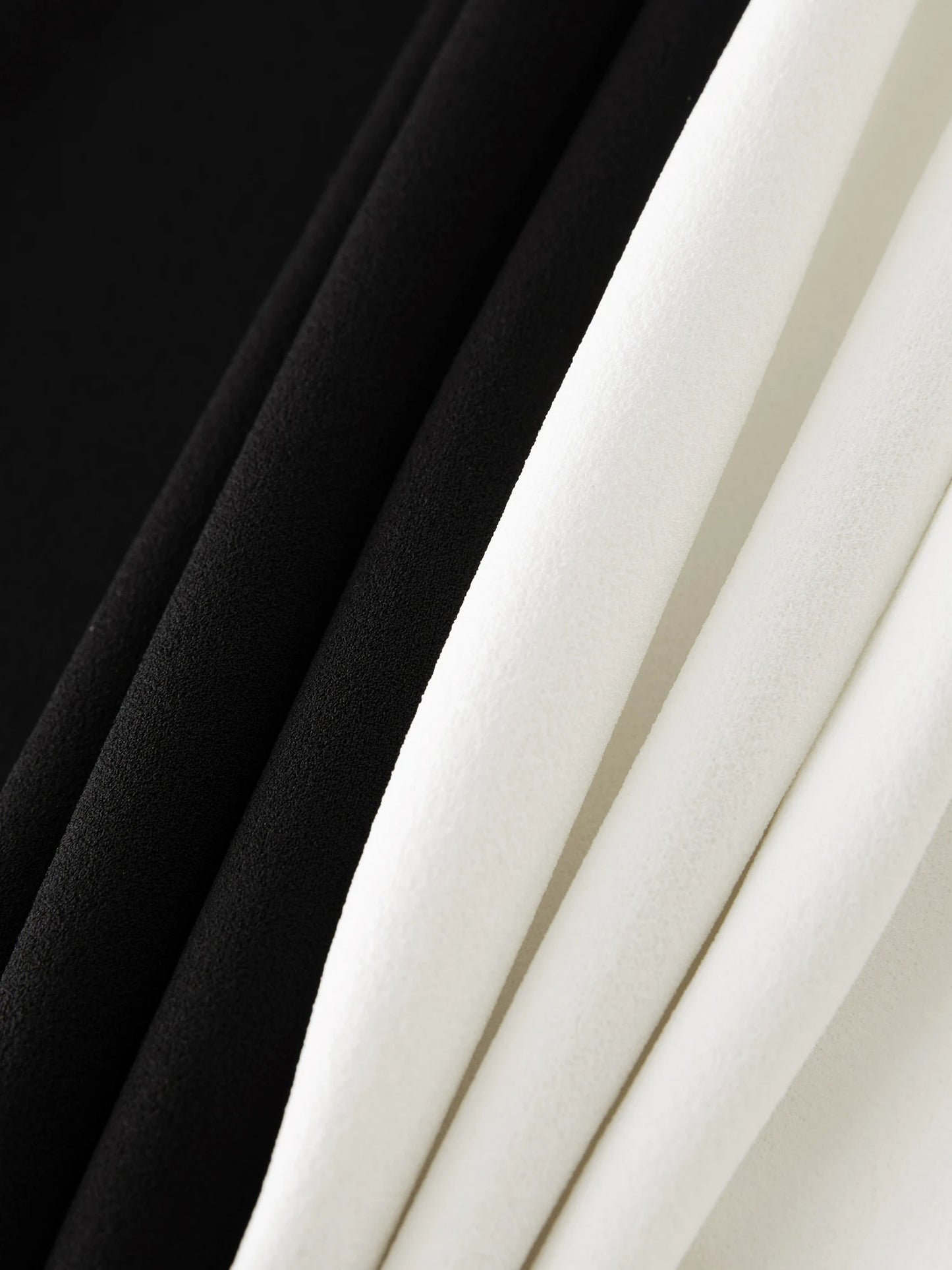 White Fishtail Flared Midi Skirt