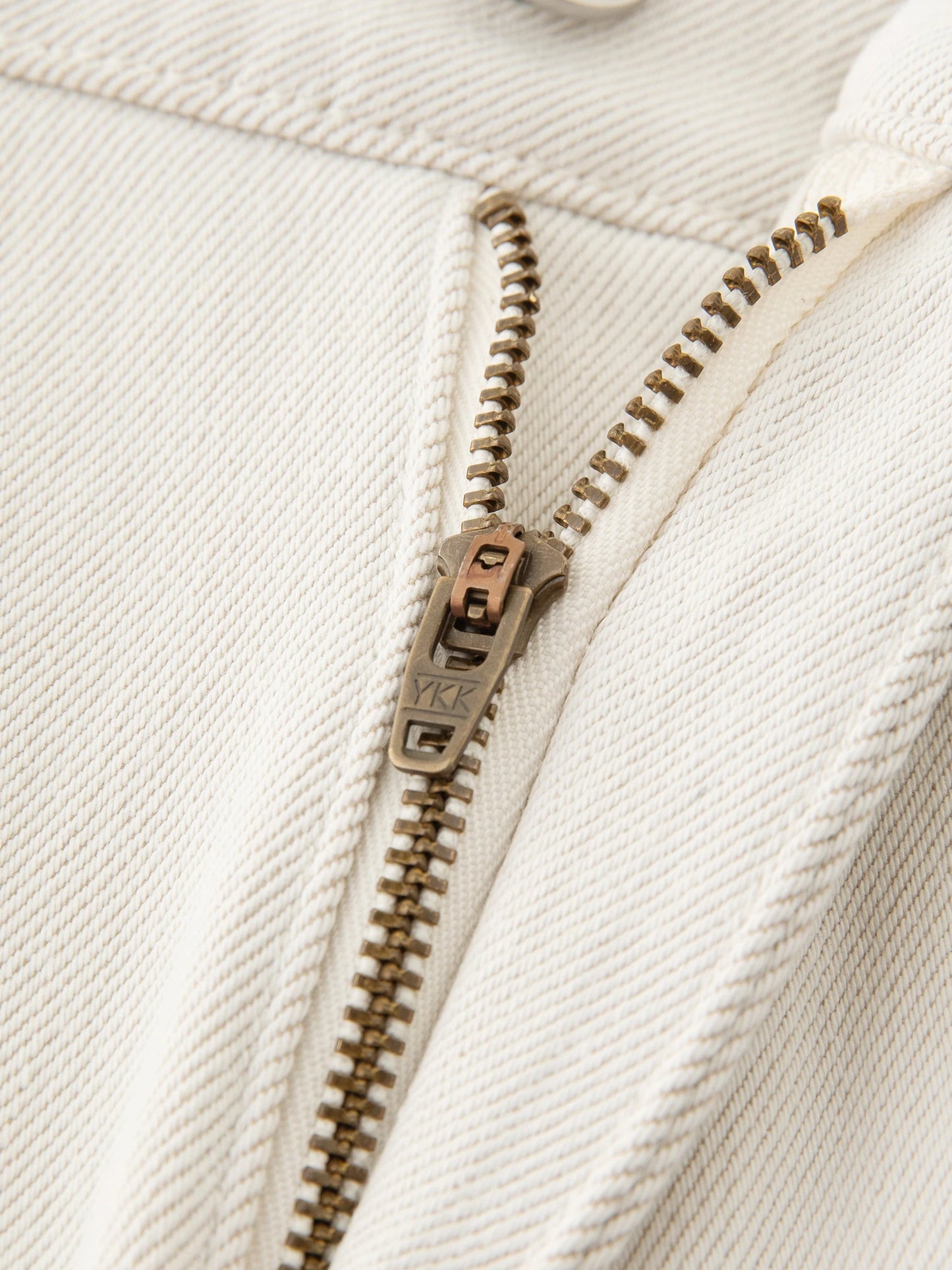 White Cropped Straight Jeans