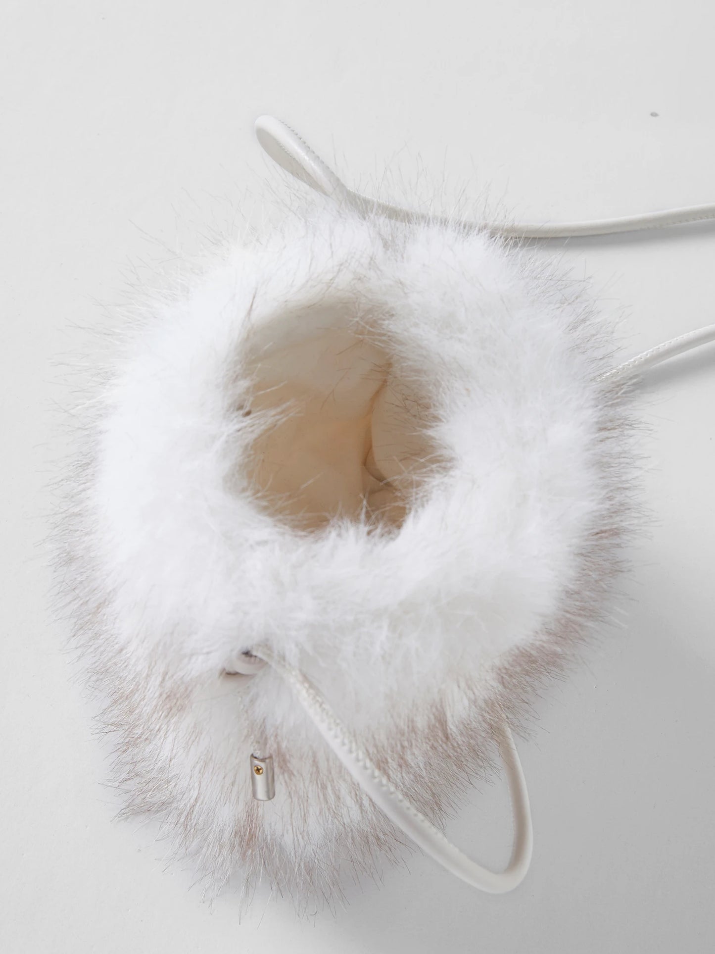 Plush Faux Fur Crossbody Pouch