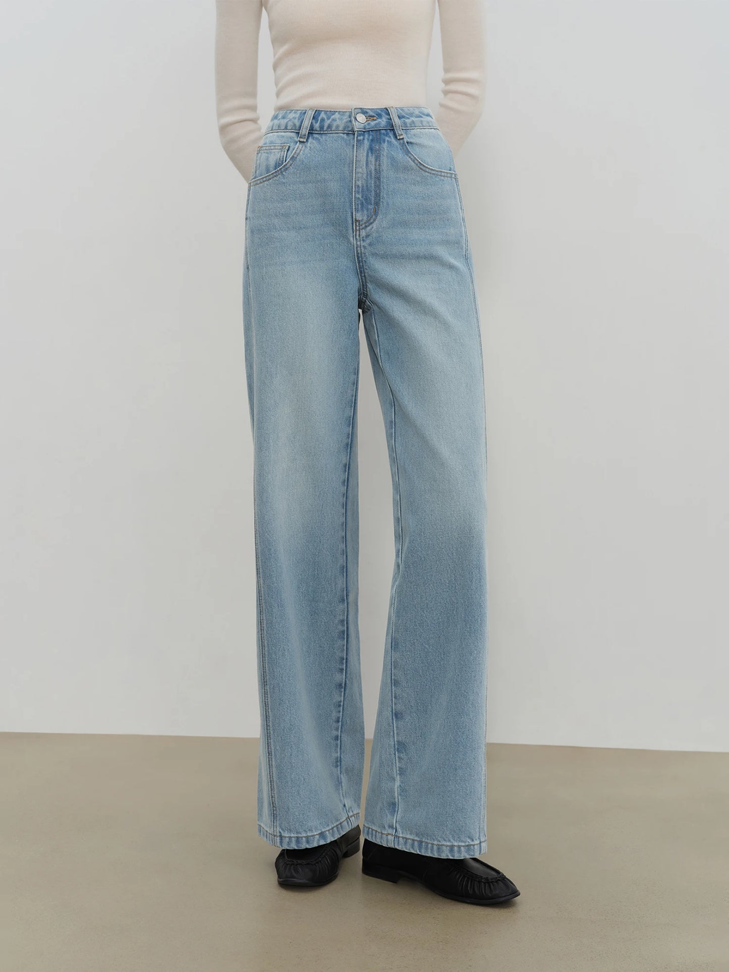 Light Blue Side Seam Jeans