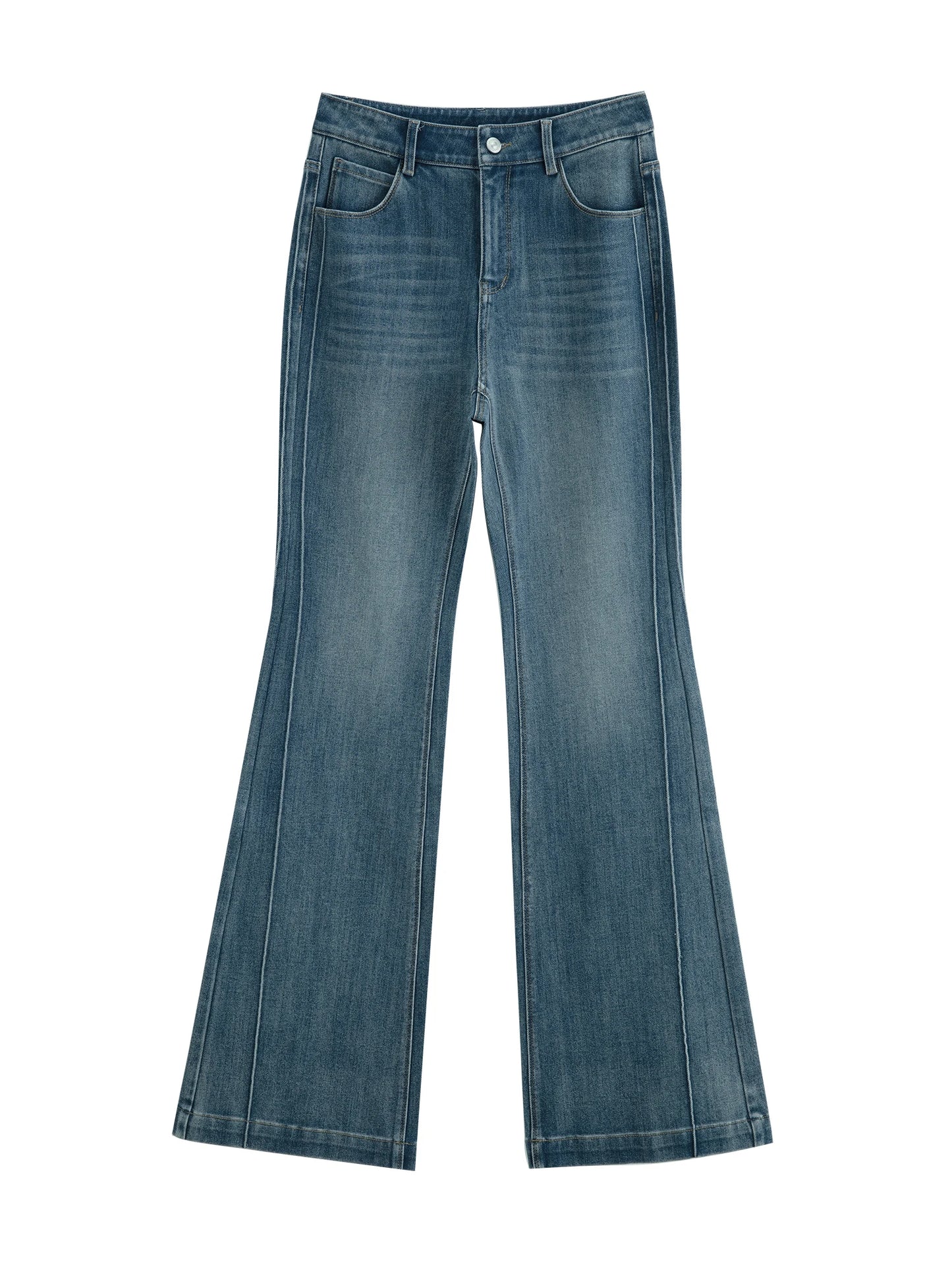 Dark Wash Slim Flare Jeans