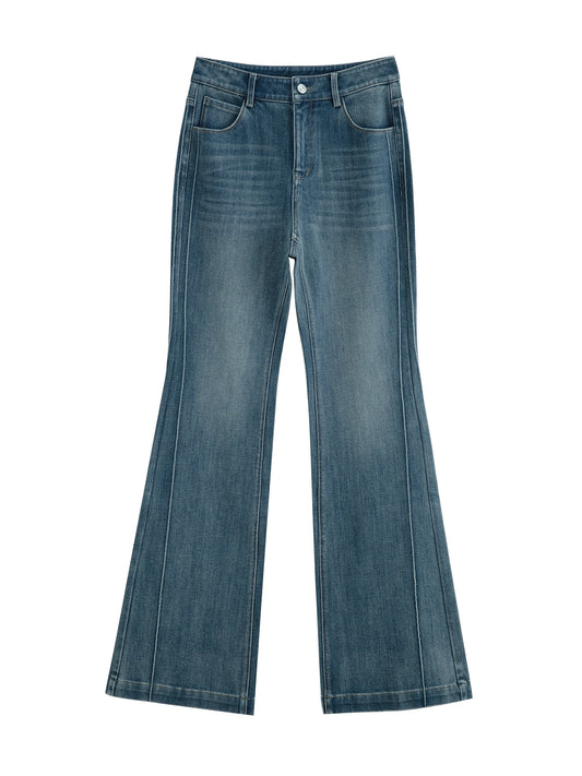 Dark Wash Slim Flare Jeans