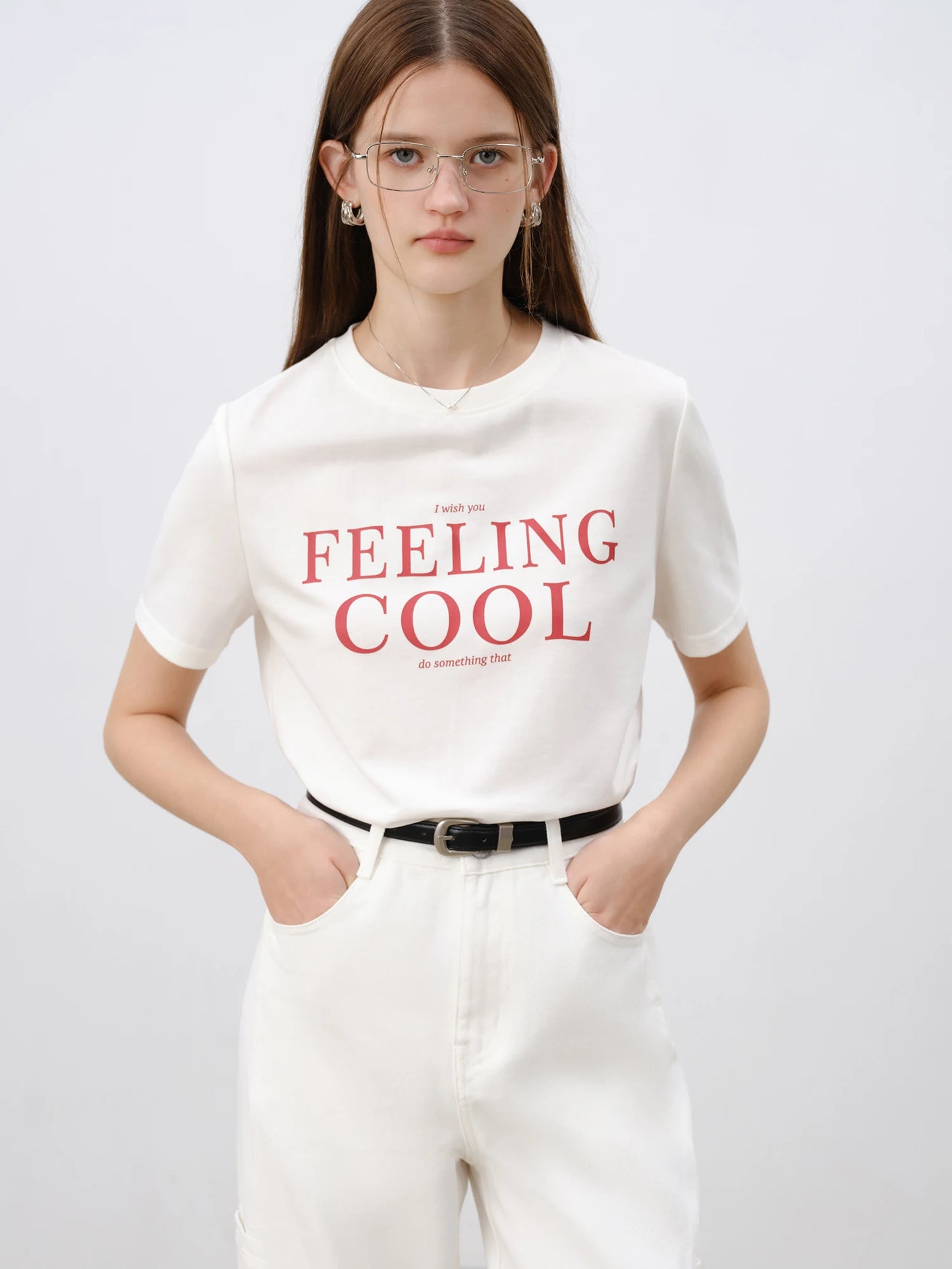 Pale Blue Tennis Graphic Tee