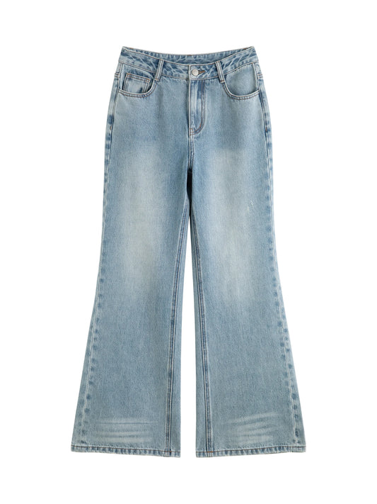 Light Blue Micro Flare Jeans