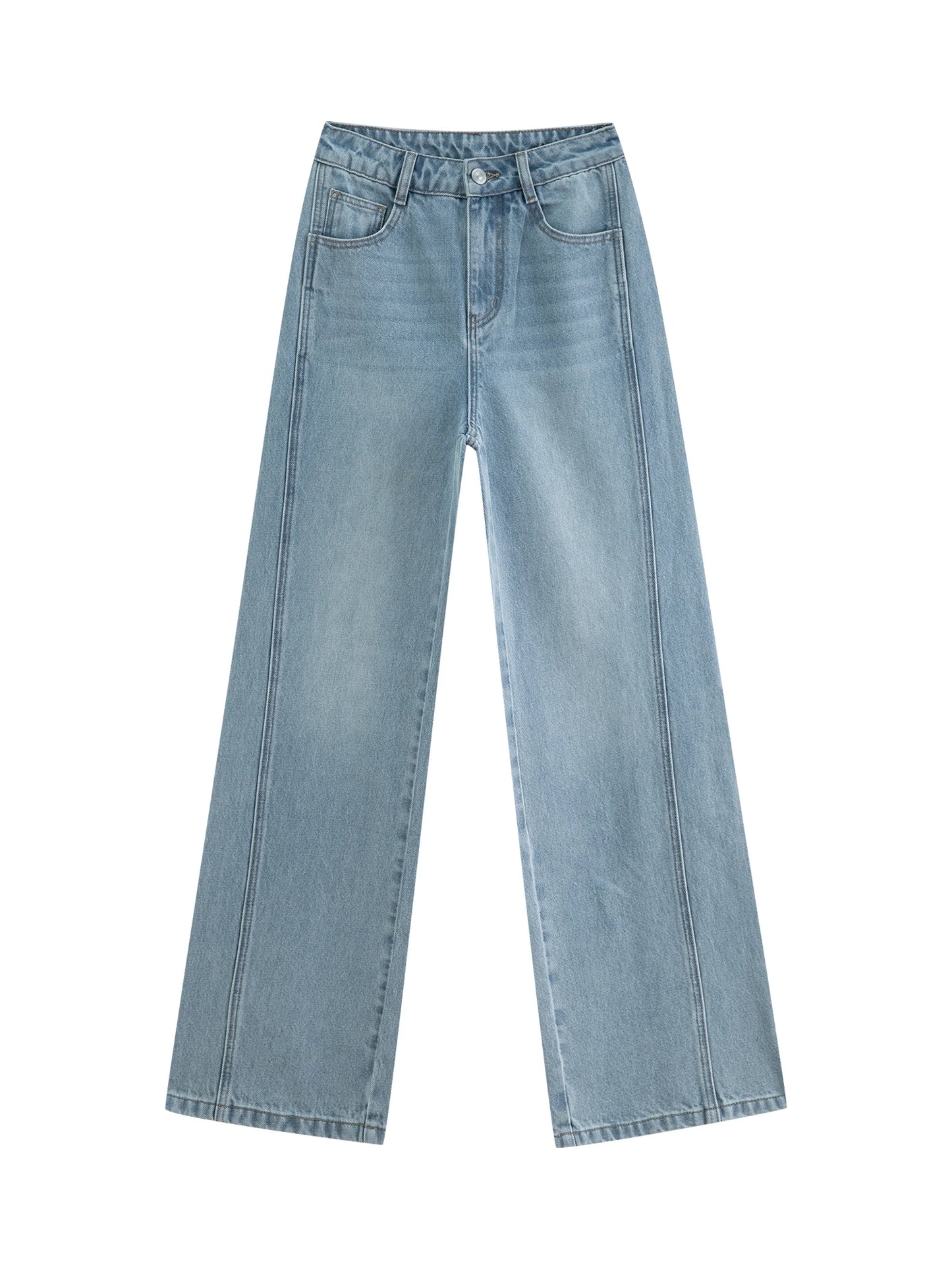 Light Blue Side Seam Jeans