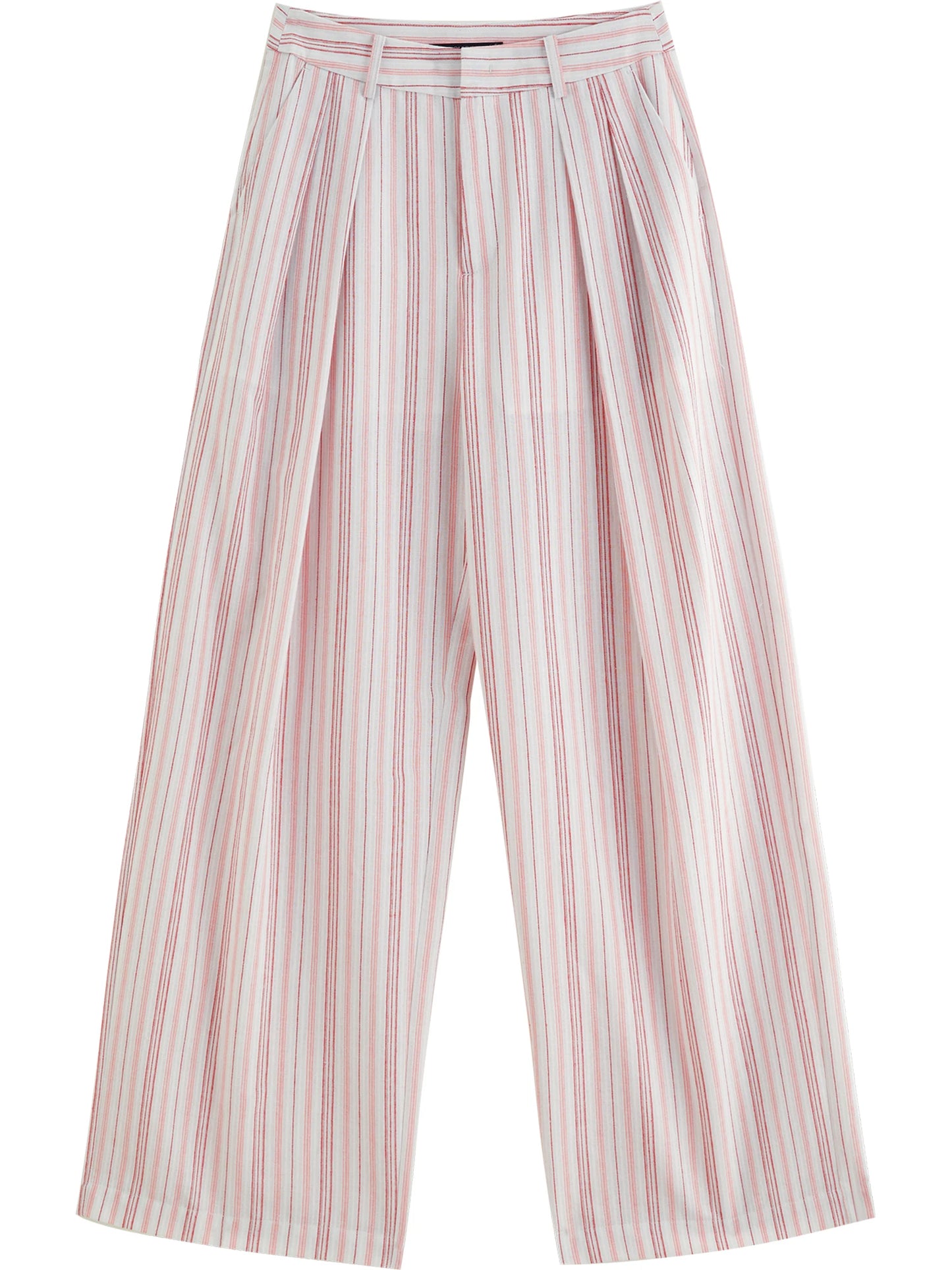 Bandeau Striped Pants Set