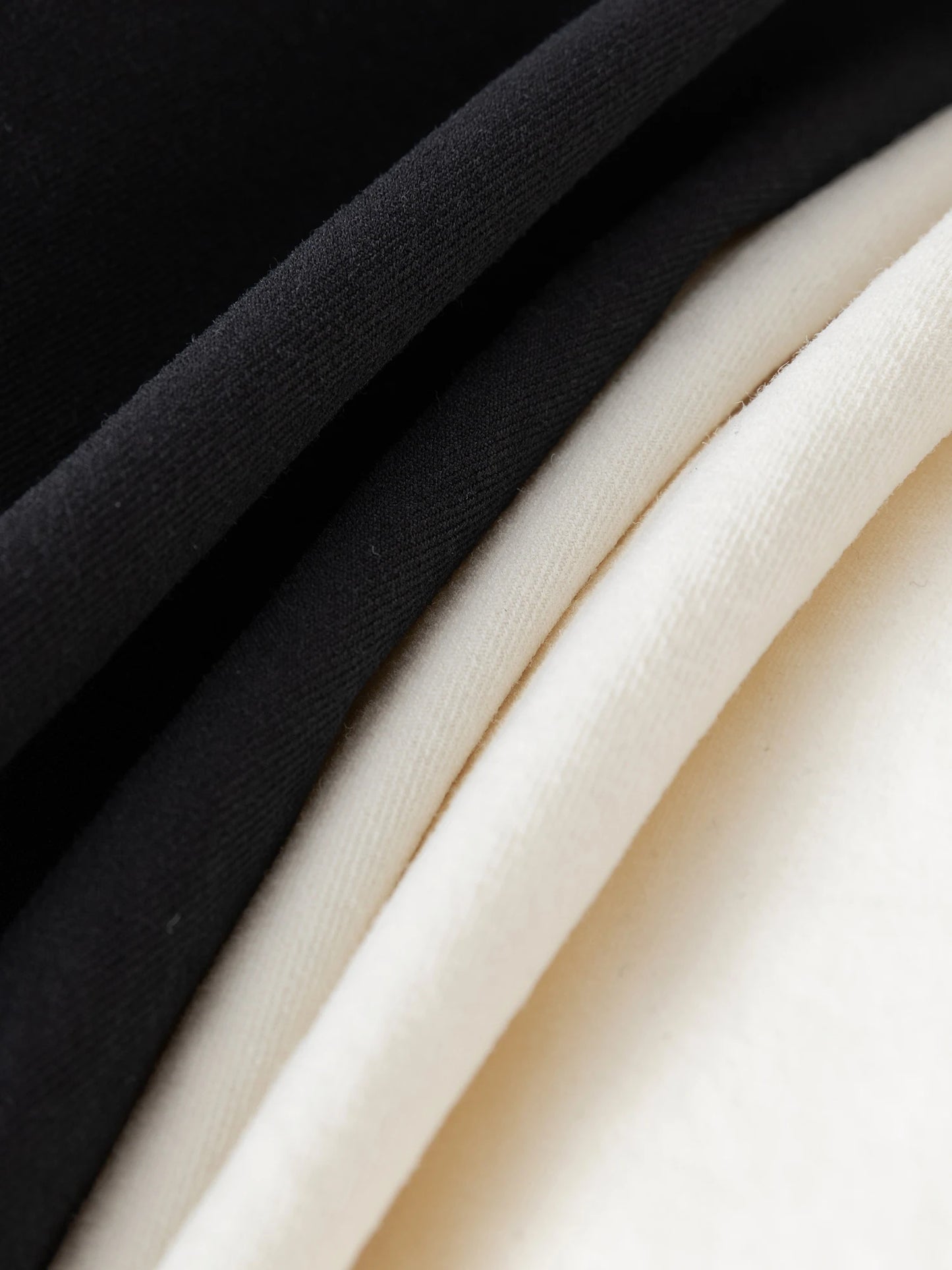 Ivory Hooded Long Parka Coat