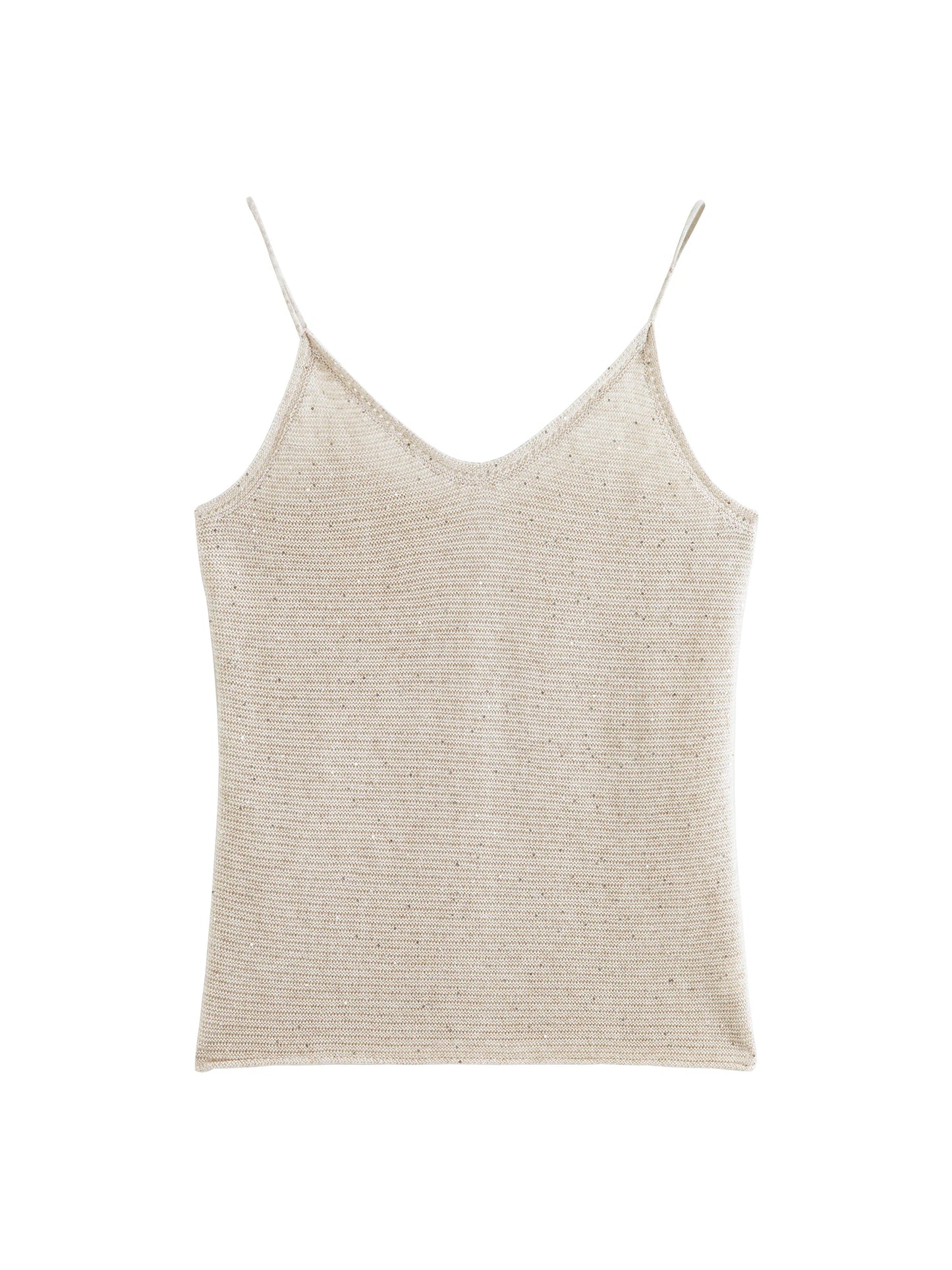 Beige Crochet Trim Cardigan Set
