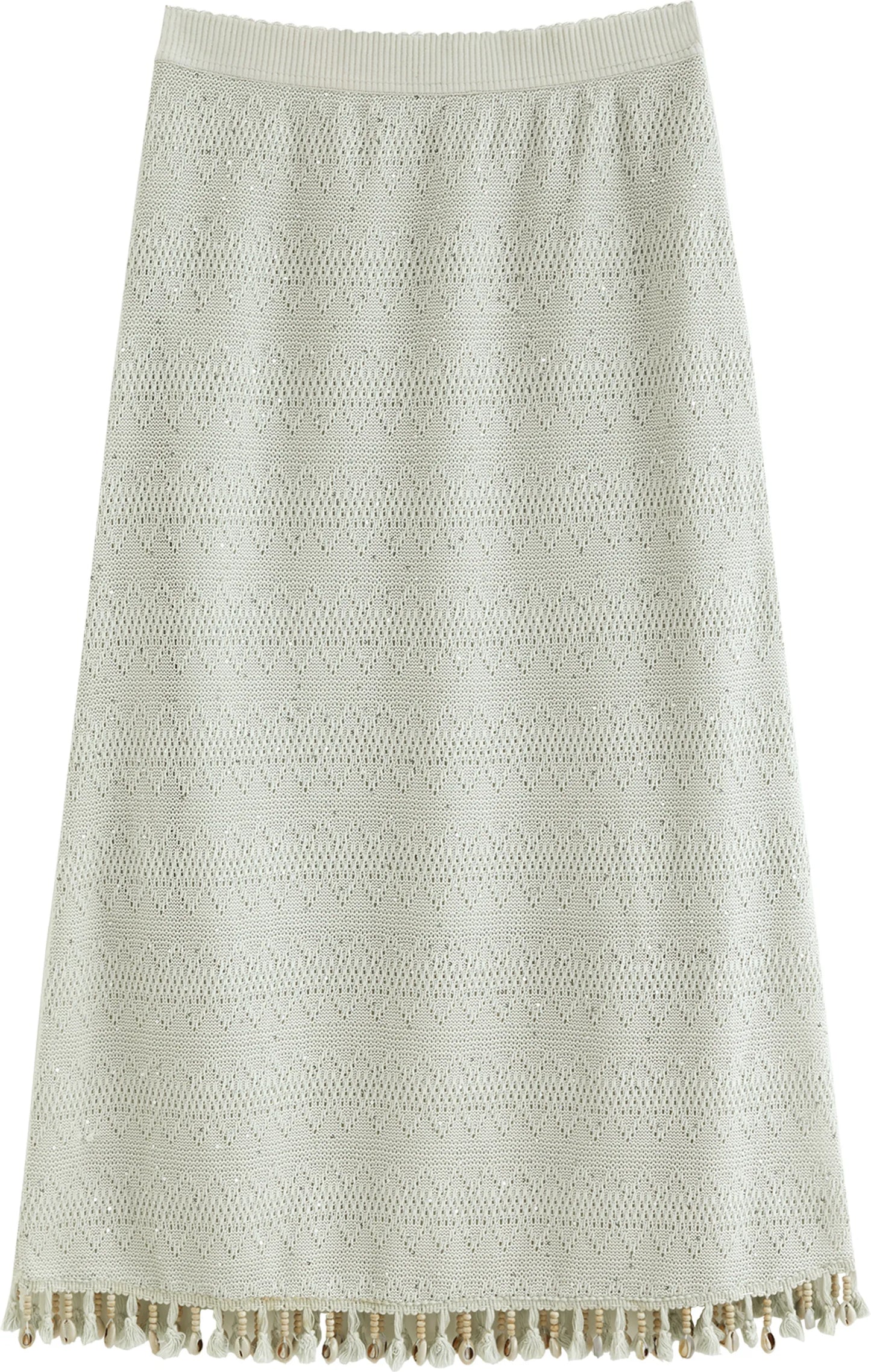 Sleeveless Crochet Skirt Set