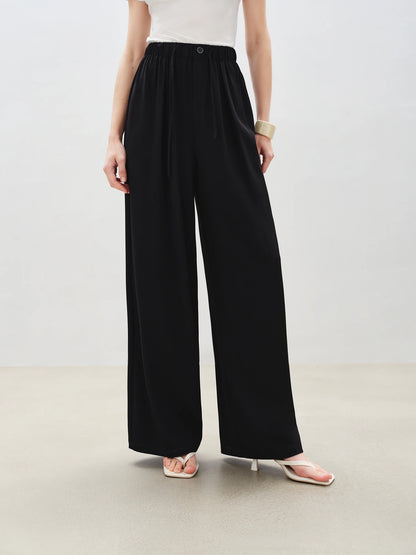 Ivory Cooling Wide Leg Pants