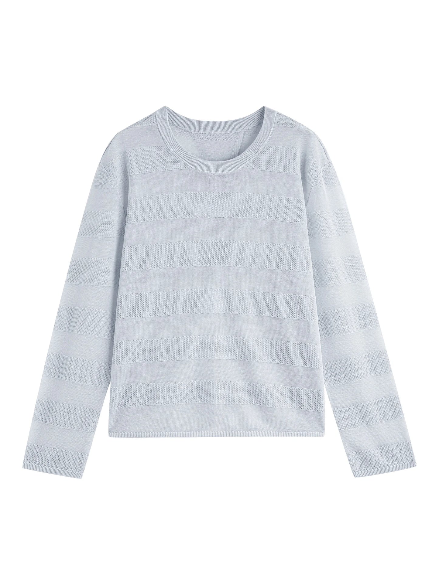 Ivory Crew Neck Knit Top