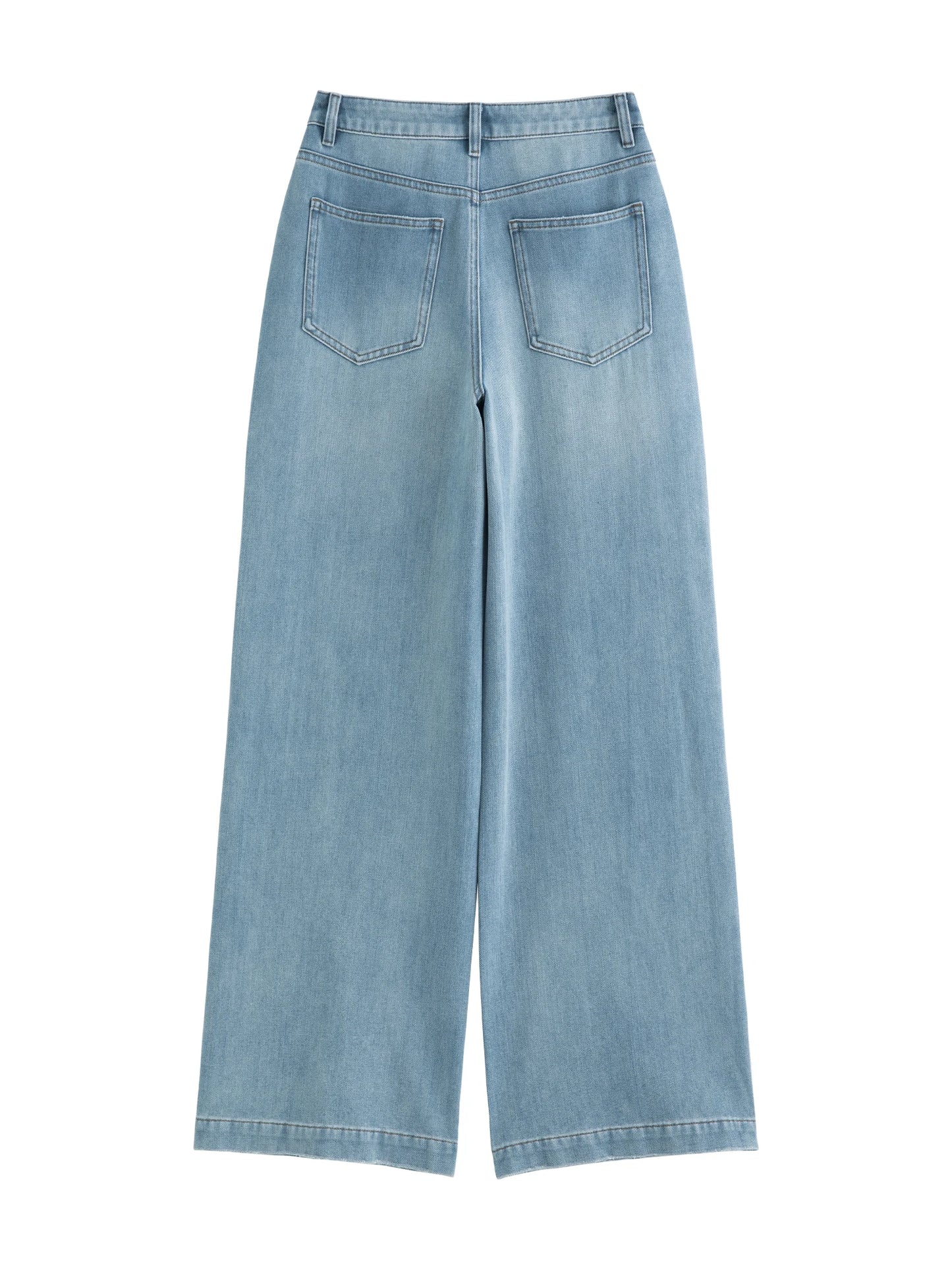 Light Blue Wide Leg Jeans