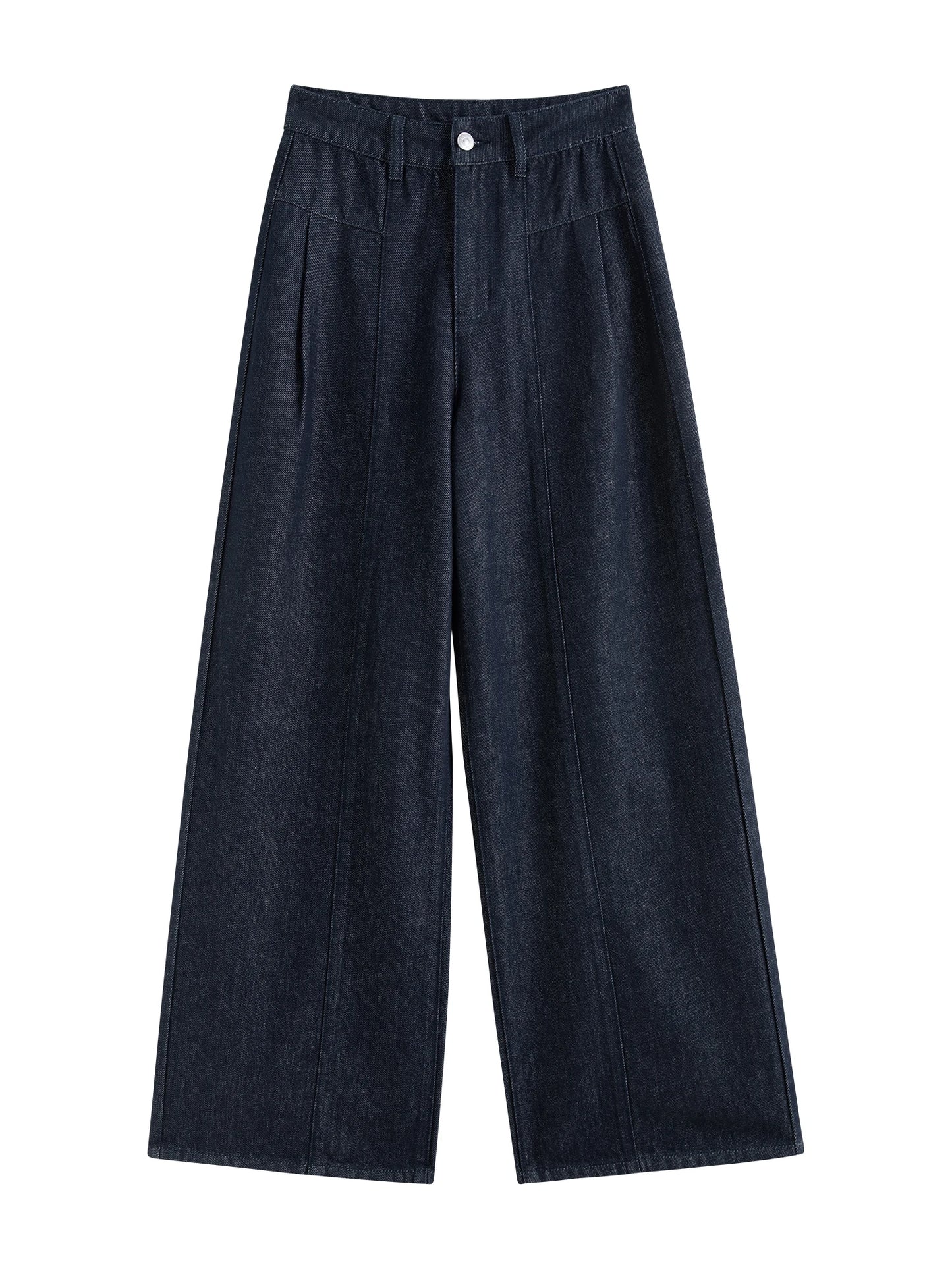 Indigo Straight Wide Leg Jeans