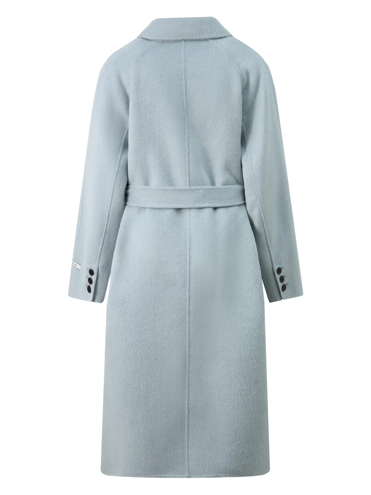 Navy Raglan Wool Blend Coat
