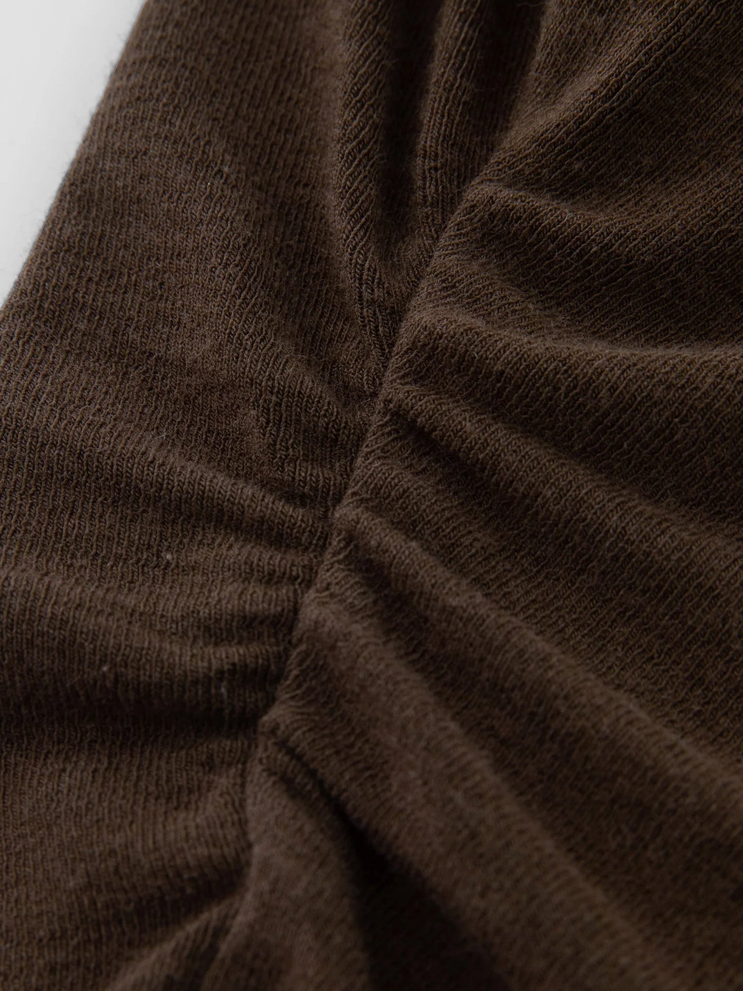 Brown Layered Long Sleeve Dress
