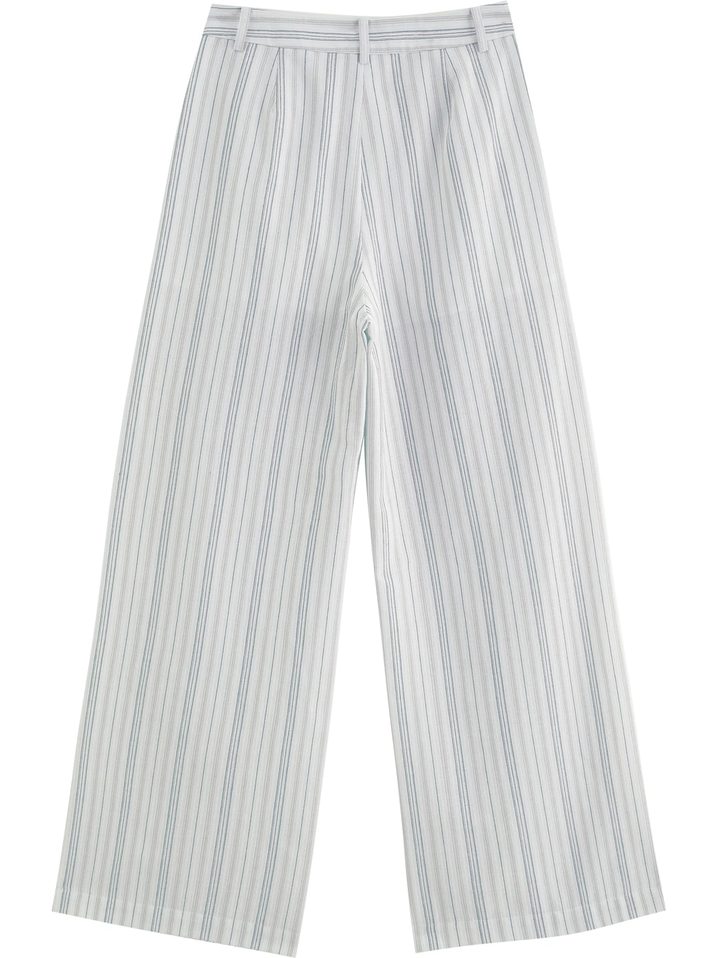 Bandeau Striped Pants Set