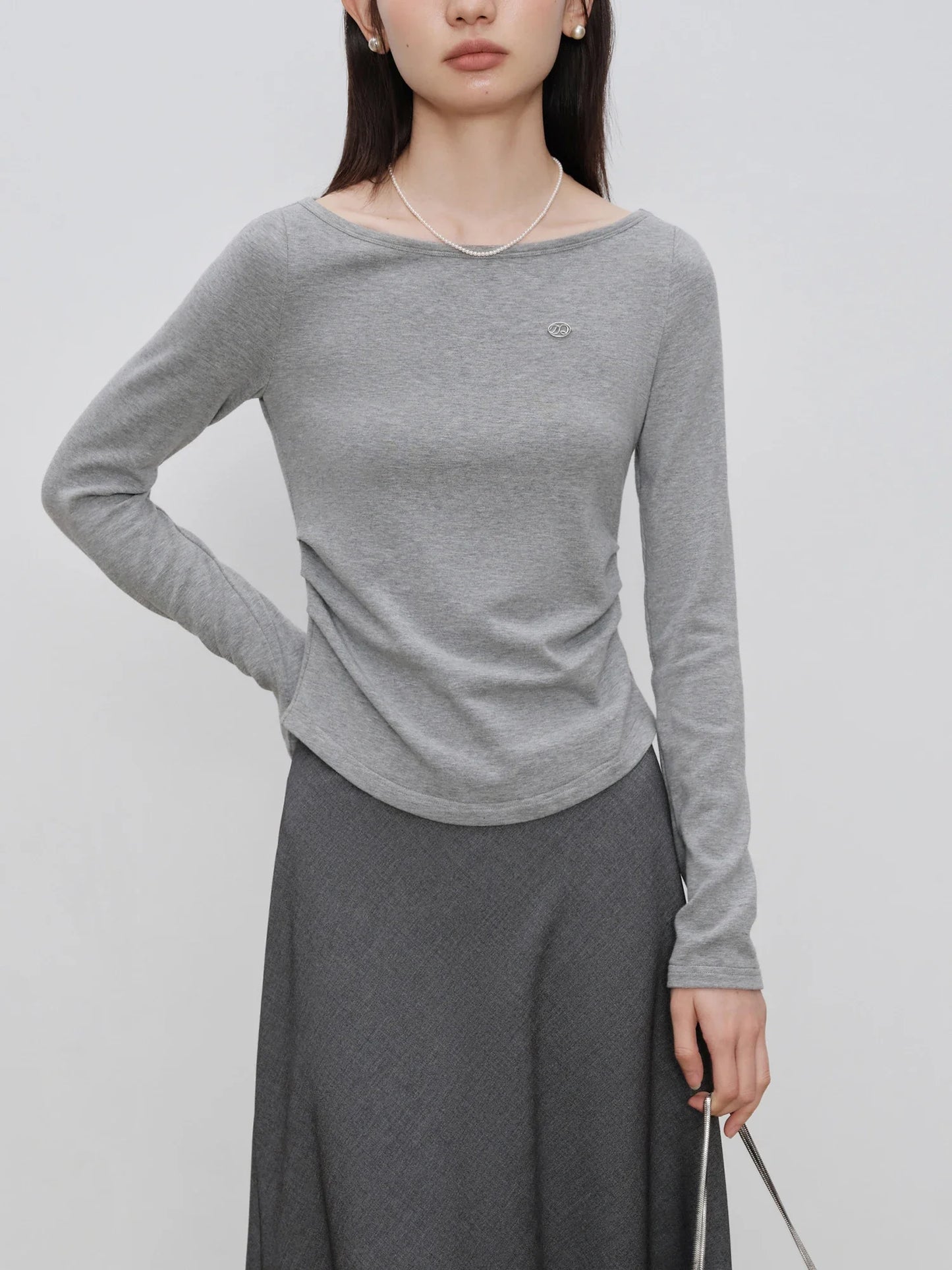 Ivory Mock Neck Knit Top