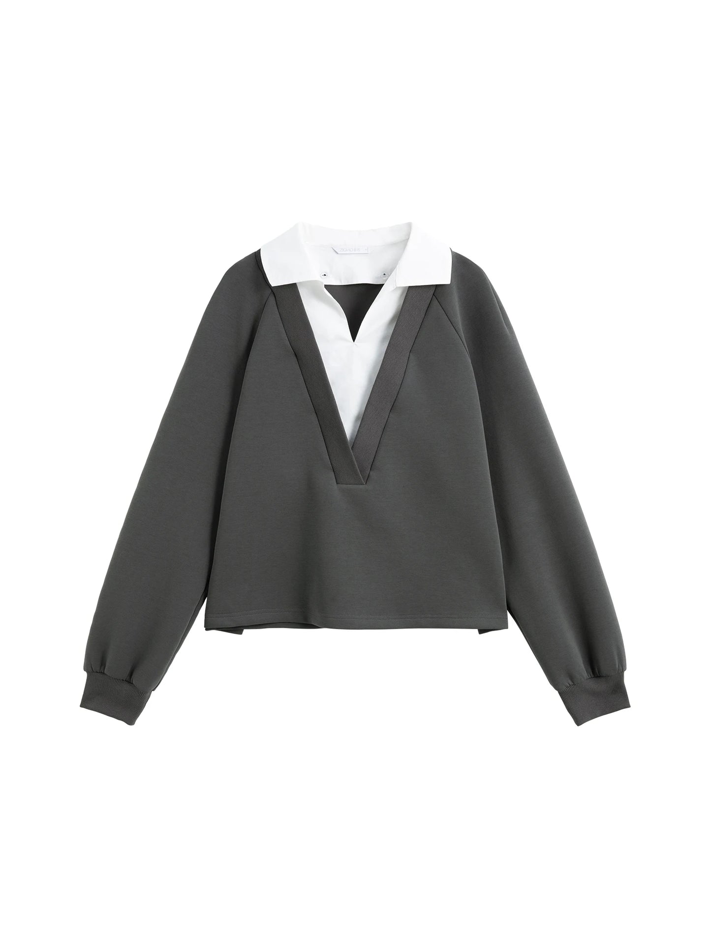 Collared Sweater Skirt Set