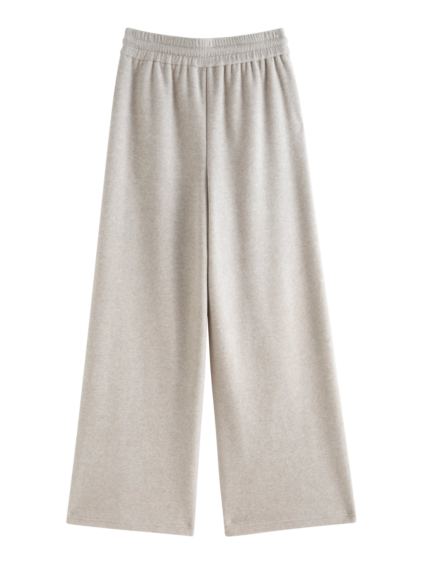 Stand Collar Sweatshirt Pants Set