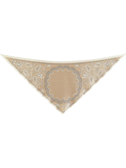 Paisley Triangle Neck Scarf