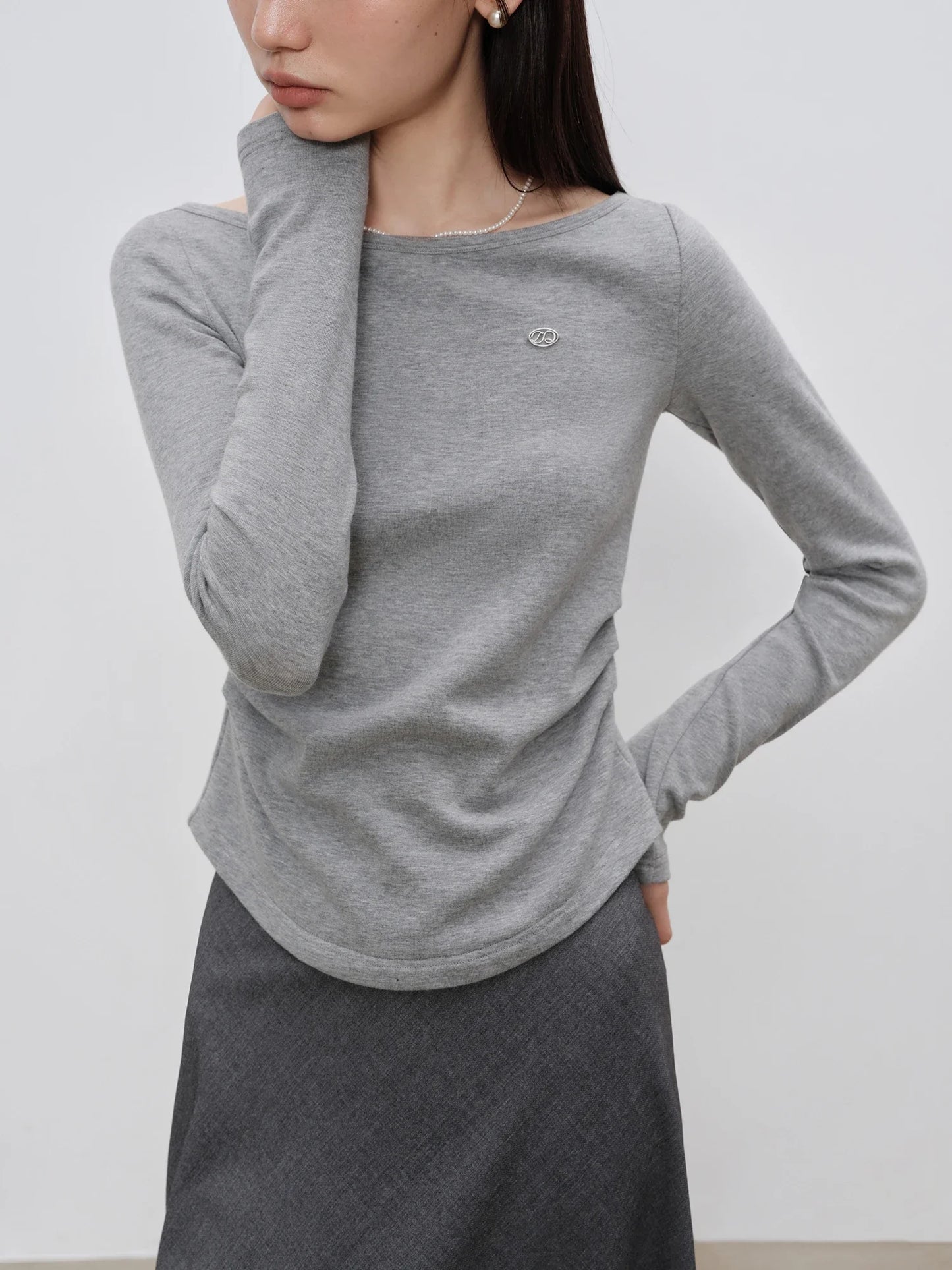 Ivory Mock Neck Knit Top