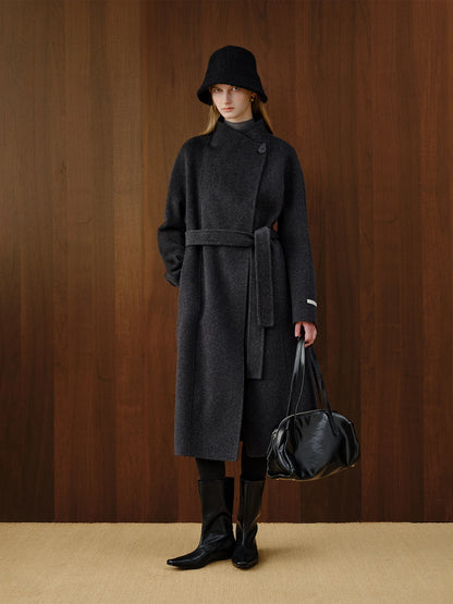 Ivory Camel Wool Blend Coat