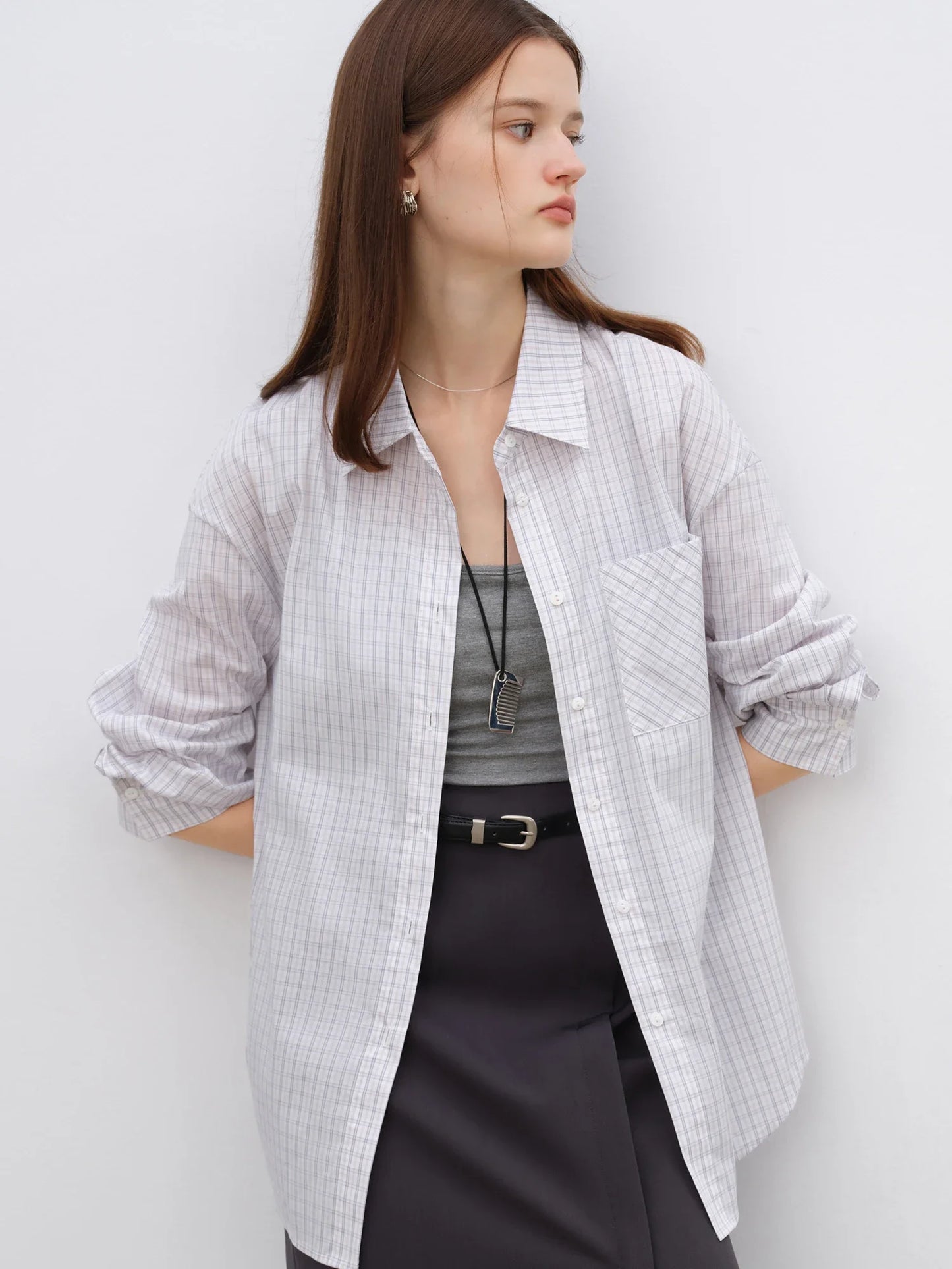 Blue Striped Button Shirt