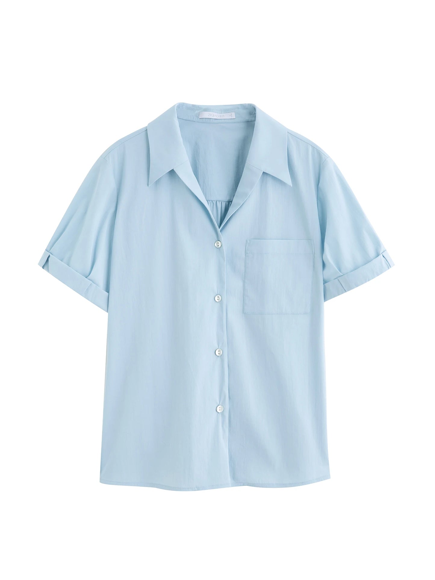 Pink Camp Collar Button Shirt