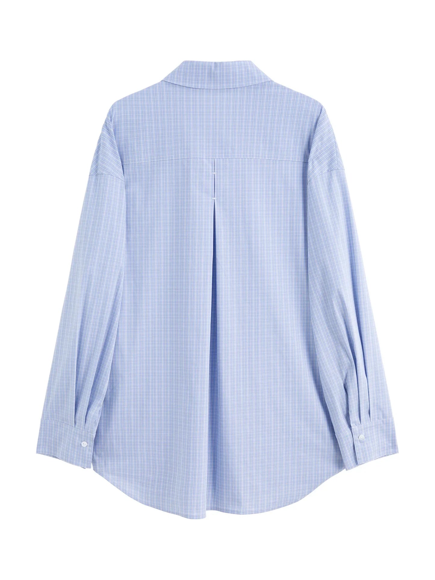 Blue Striped Button Shirt