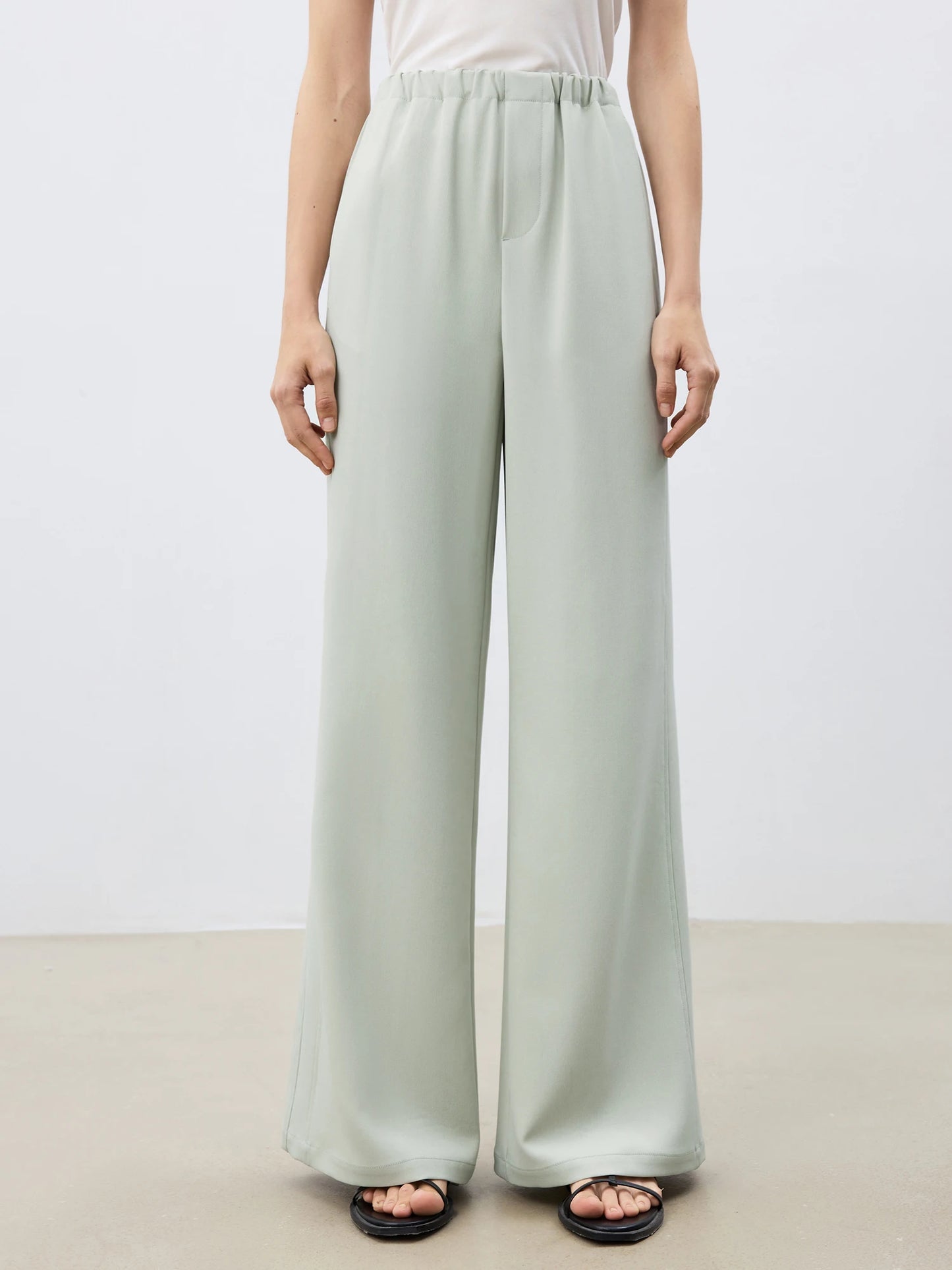 Sleeveless Vest Wide Leg Set