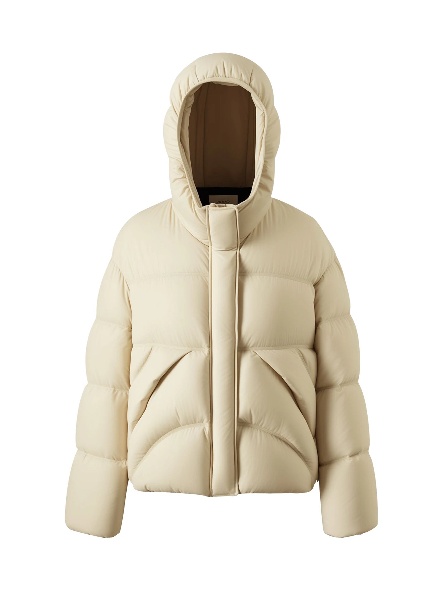 Black Hooded Puffer Jacket