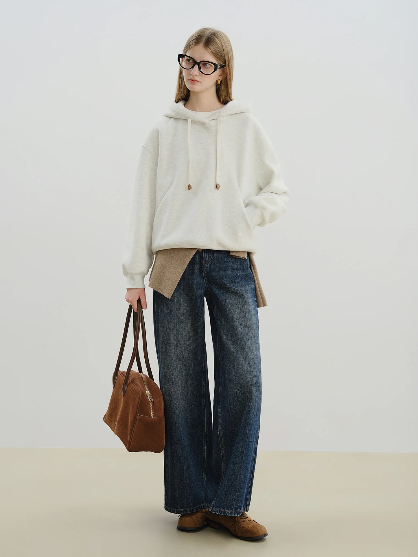 Dark Indigo Wide Leg Jeans