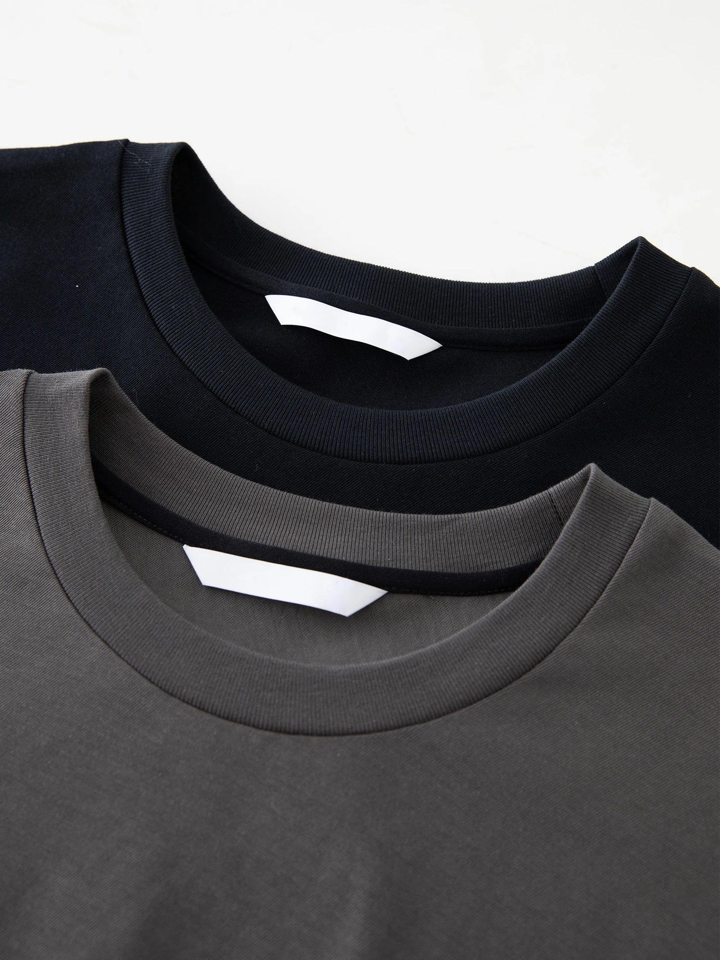 Charcoal Asymmetric Drape Tee