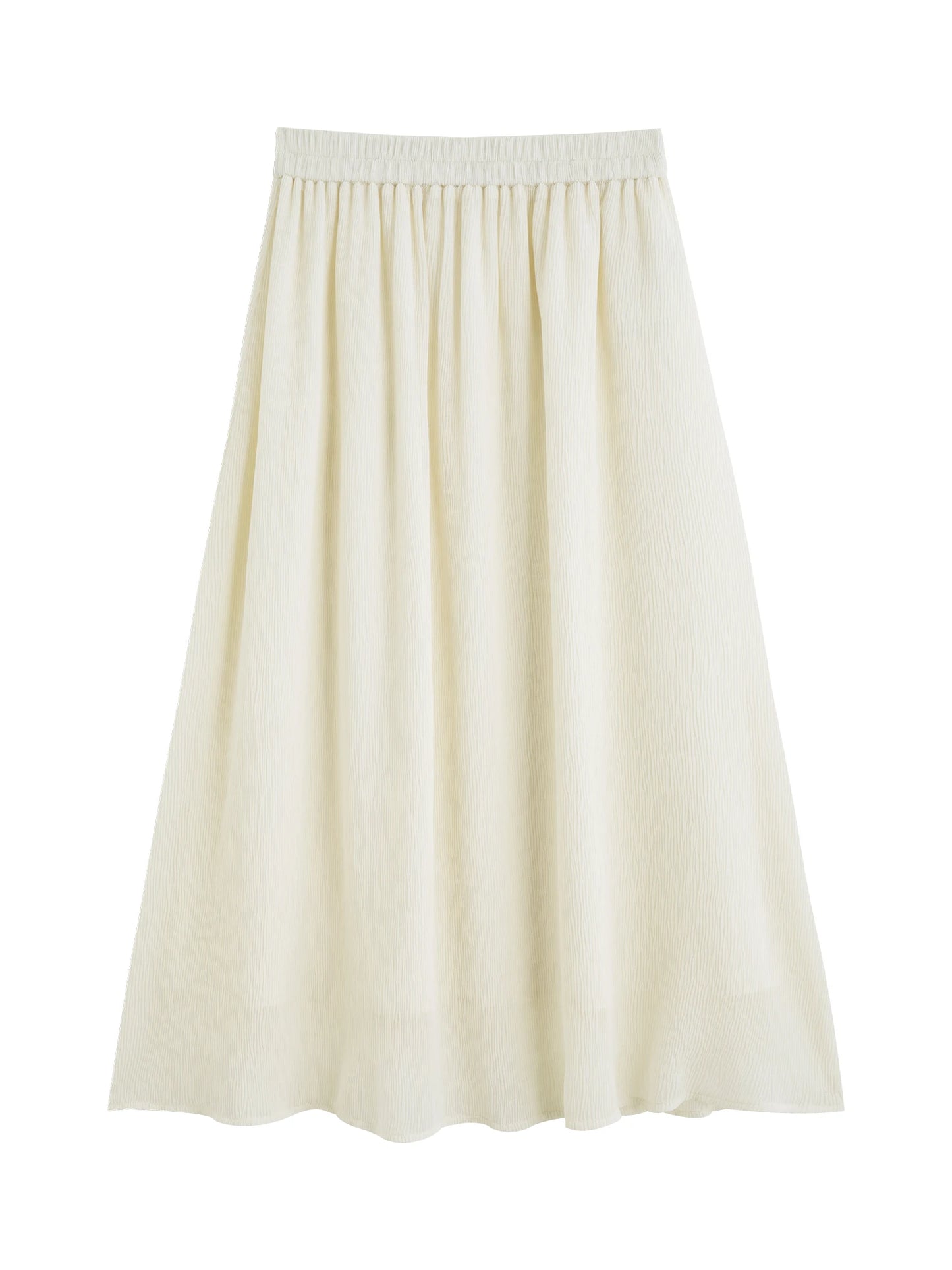 Lace Neckline Skirt Set