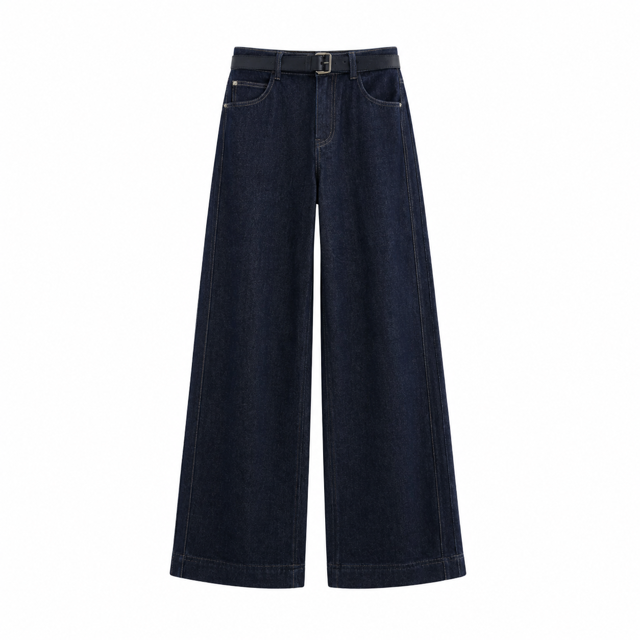 Dark Indigo Front Seam Jeans
